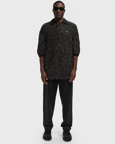 Polo majica Lacoste Short-Sleeved Shaggy Knit Polo Shirt Crna | AH3740-S5T, 1