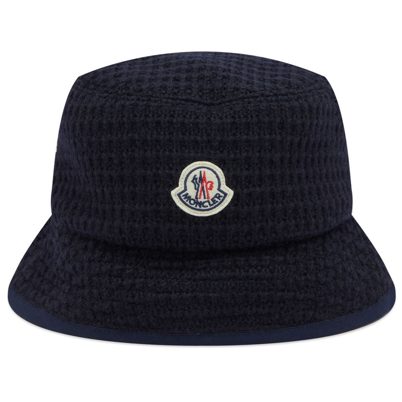 Šešir Moncler Waffle Knit Bucket Hat Crna | 3B000-25-89AO0-742