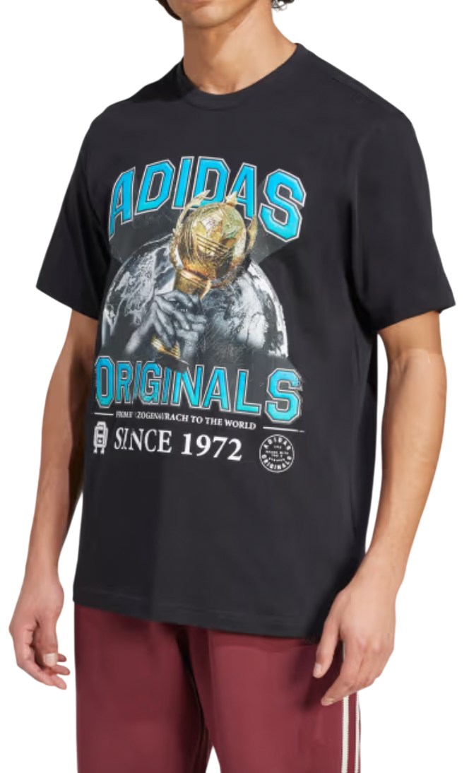 Majica kratkih rukava adidas Originals Originals Trefoil Graphic T-Shirt Crna | jw2973