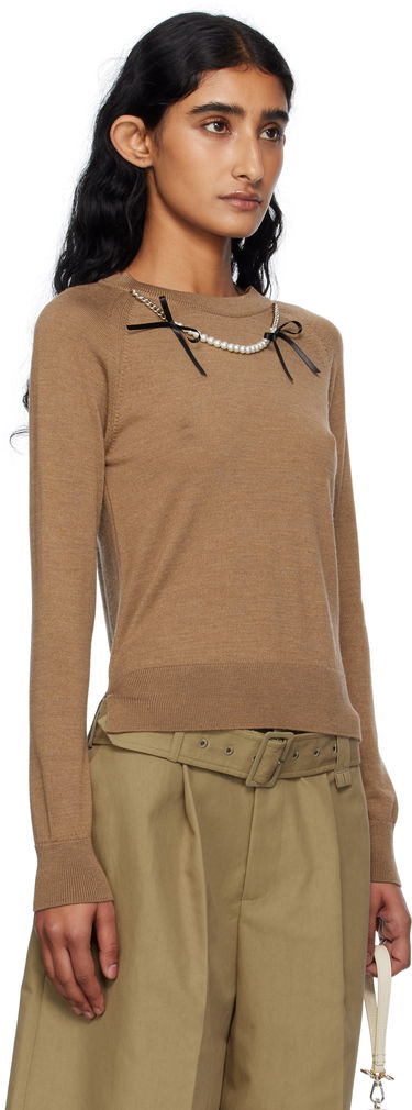 Džemper Simone Rocha Simone Rocha Classic Wool Pullover Crna | KMK22B 0647, 4