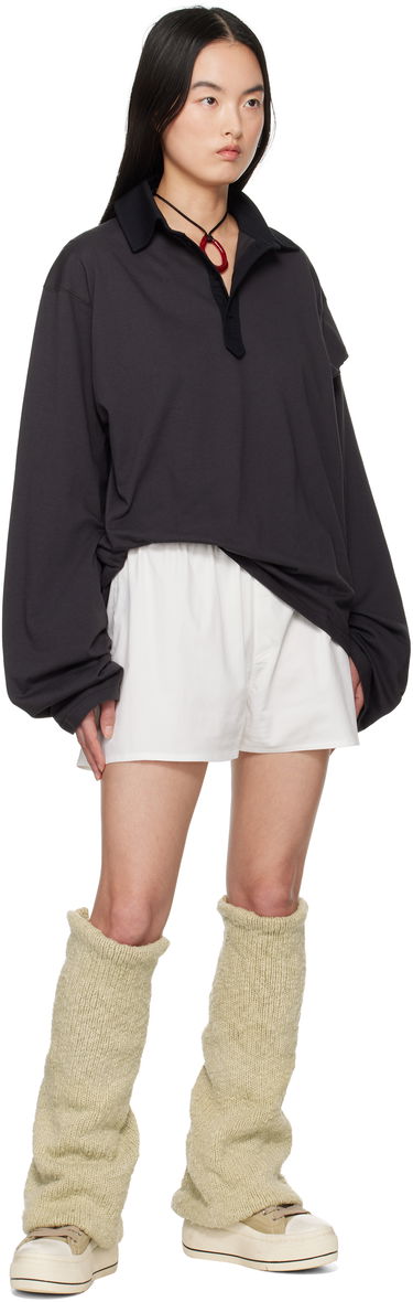 Polo majica Ottolinger Ottolinger Long Sleeve Polo Crna | 11510291501, 3