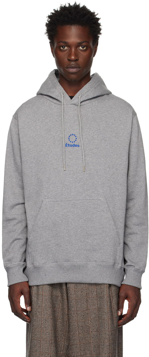 Dukserice Études Klein Logo Hoodie Siva | H22MM252OC20GR
