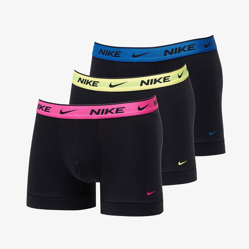 Donje rublje i čarape Nike Dri-FIT Everyday Cotton Stretch Trunk 3-Pack Crna | 0000KE1008-MT3