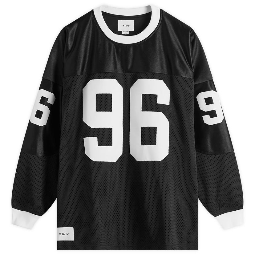Dres WTAPS Black Hockey Shirt Large Crna | 242ATDT-CSM12-BLK