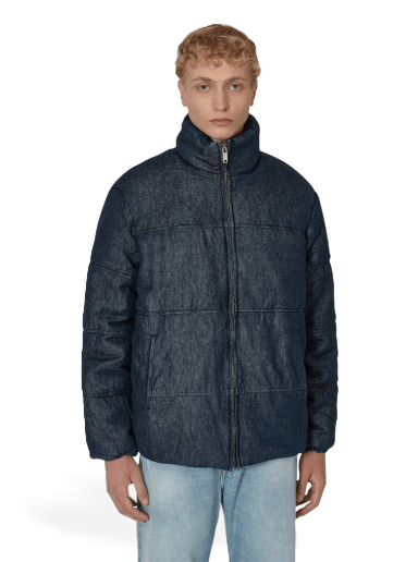 Pernata jakna GUESS Denim Puffer Jacket Plava | M2BL04D4RW0 F9JJ