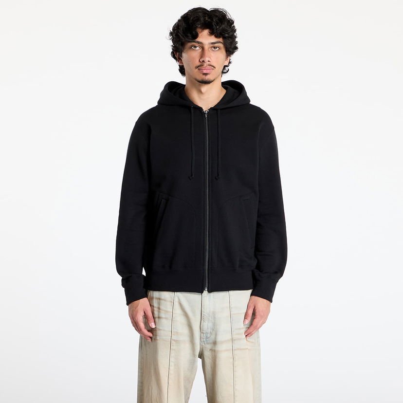 Dukserice Comme des Garçons Comme des Garçons PLAY Full-Zip Hoodie Crna | AX-T342 BLACK