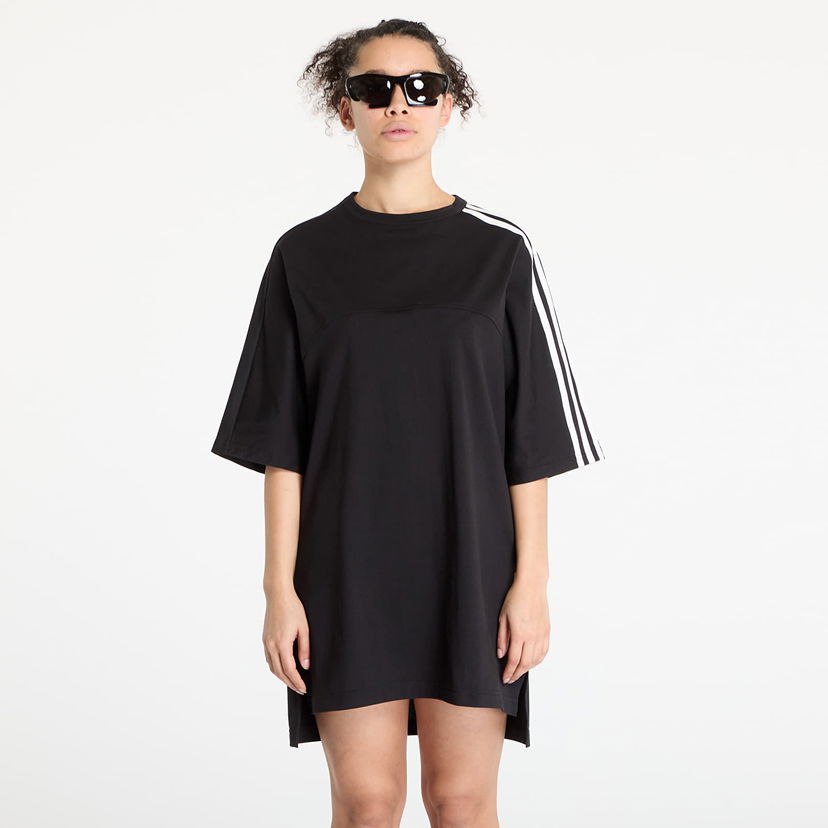 Haljina Y-3 Y-3 3-Stripes Short Sleeve T-Shirt Dress Crna | JN4986