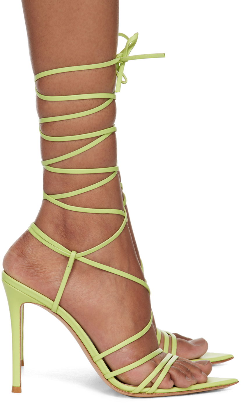 Dodaci Gianvito Rossi Gianvito Rossi Wrap Tie-Up Heels Zelena | G32323.15RIC.NAP