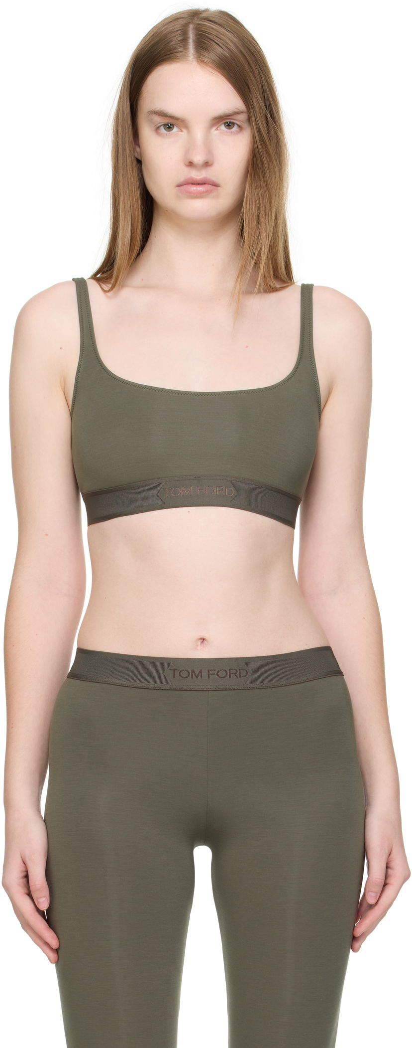 Grudnjak Tom Ford Tom Ford Signature Bralette Zelena | BRJ016-JEX166