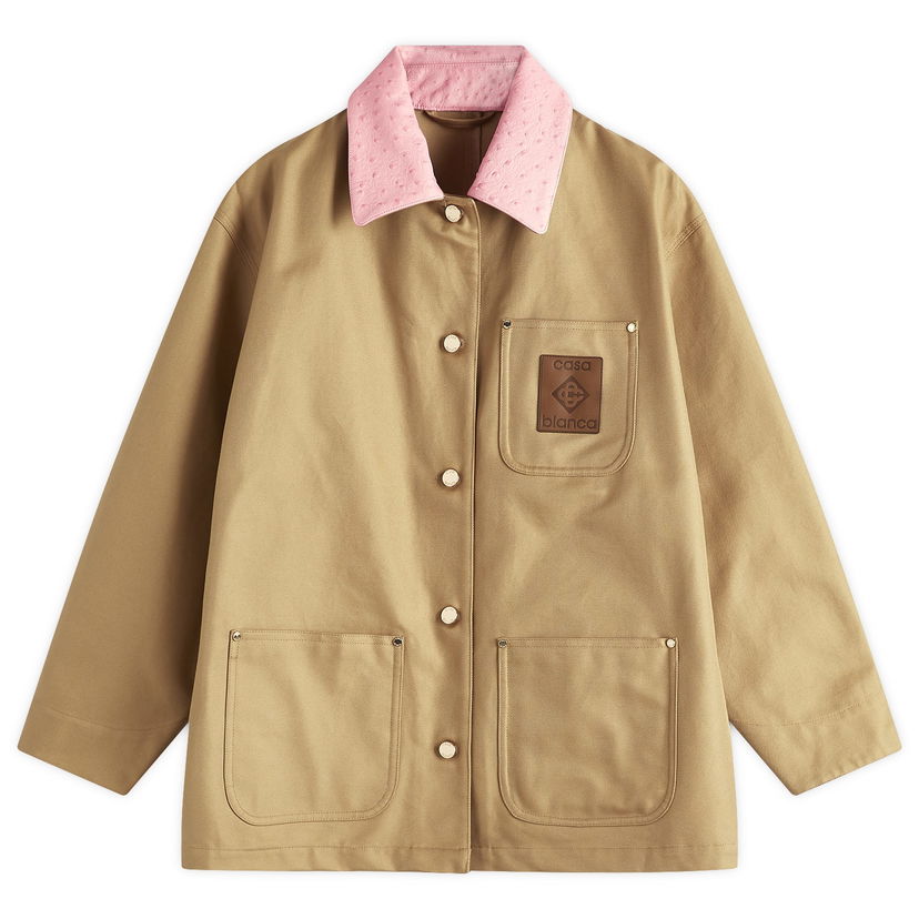Jakna Casablanca Casablanca Women's Workwear Jacket, Size Large Bež | WS25-JK-361-01