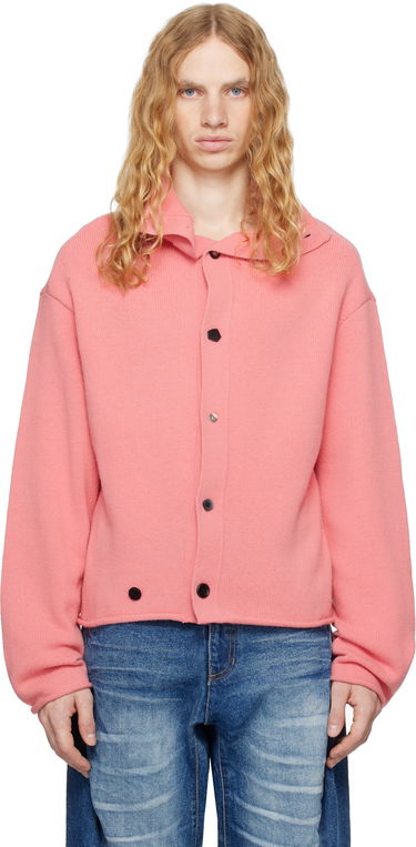 Džemper ADER ERROR Mock Neck Button Cardigan Ružičasta | BN01FWKT0703PK, 0