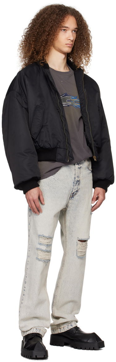 Majica kratkih rukava We11done We11done Faded Long Sleeve T-Shirt Siva | WD-TT0-24-752-U-CH, 3