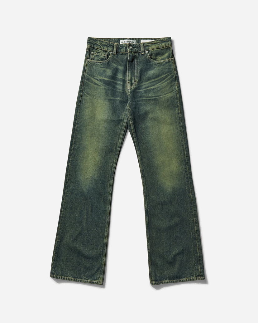 Jeans OUR LEGACY Boot Cut Jeans Malibu Zelena | W225BMS 001