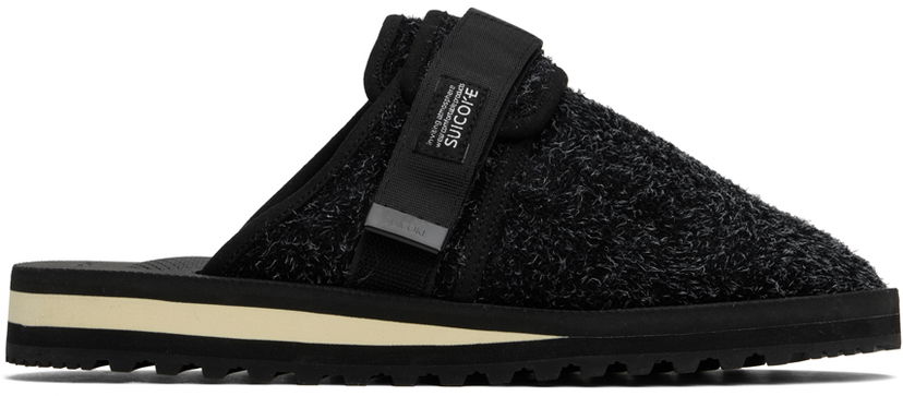 Odjeća SUICOKE Suicoke ZAVO-HSPDab Slippers Crna | OG-072HSPDab