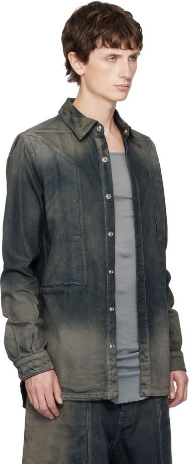 Košulja Rick Owens Concordia Fogpocket Denim Shirt Višebojno | RU02E1237 DKDEG, 1