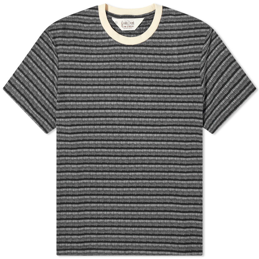 Majica kratkih rukava Brain Dead Brain Dead Pruned Striped Short Sleeve Tee Siva | O22003120BK