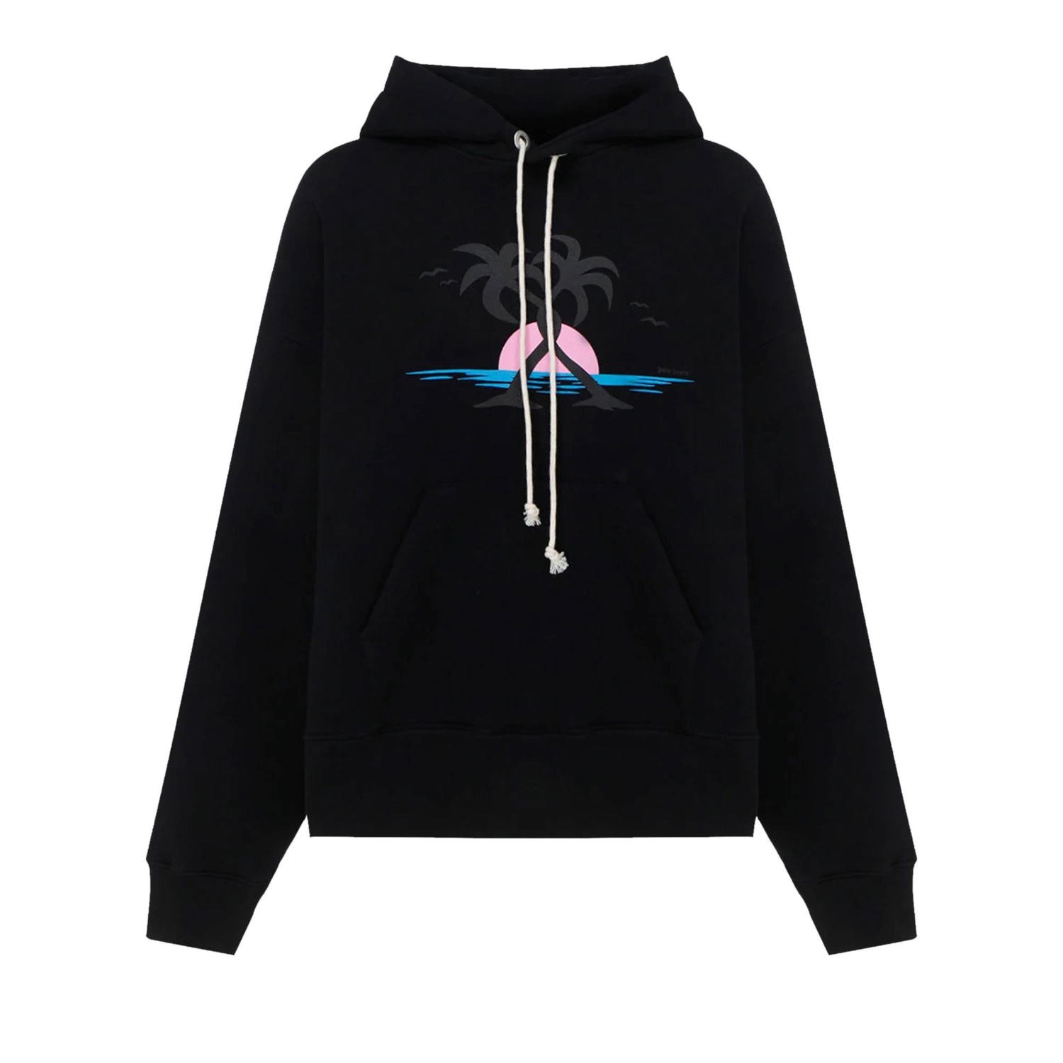 Dukserice Palm Angels Hugging Palms Hoodie Crna | PMBB058S22FLE0201020, 1