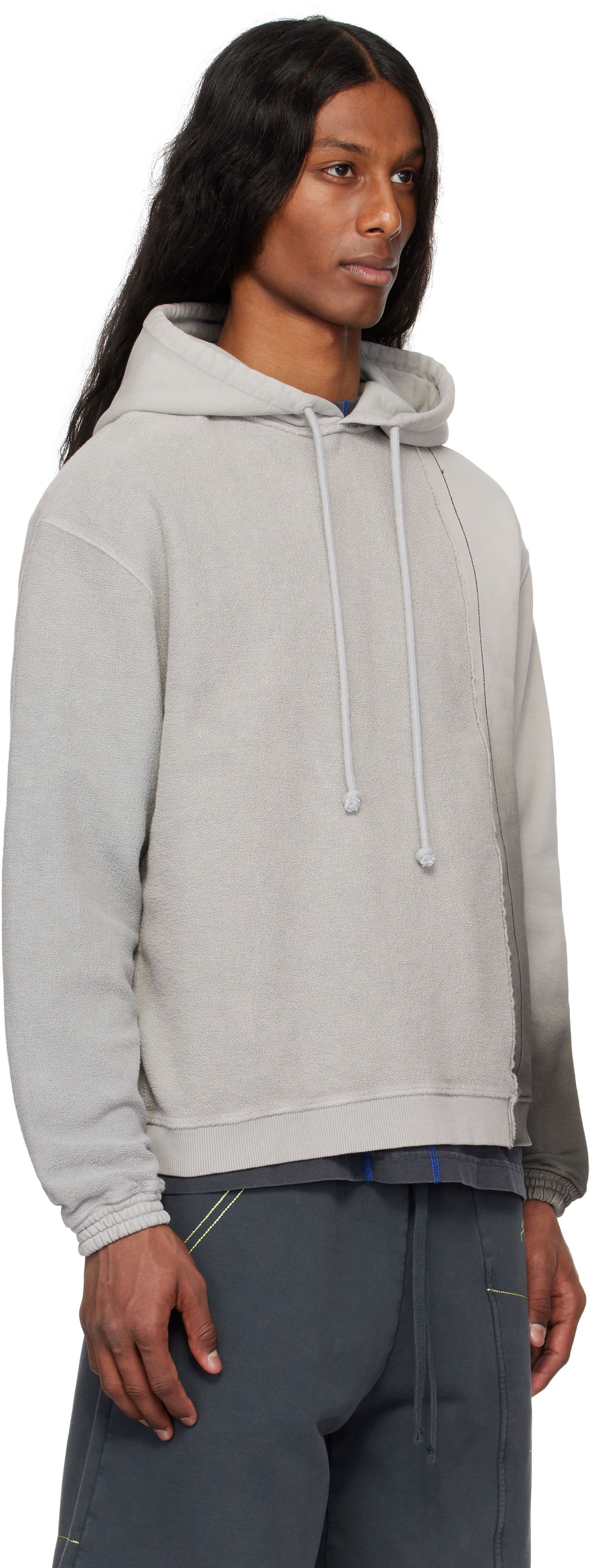 Dukserice A-COLD-WALL* A-COLD-WALL* Dial Panel Hoodie Siva | ACWMW214, 1