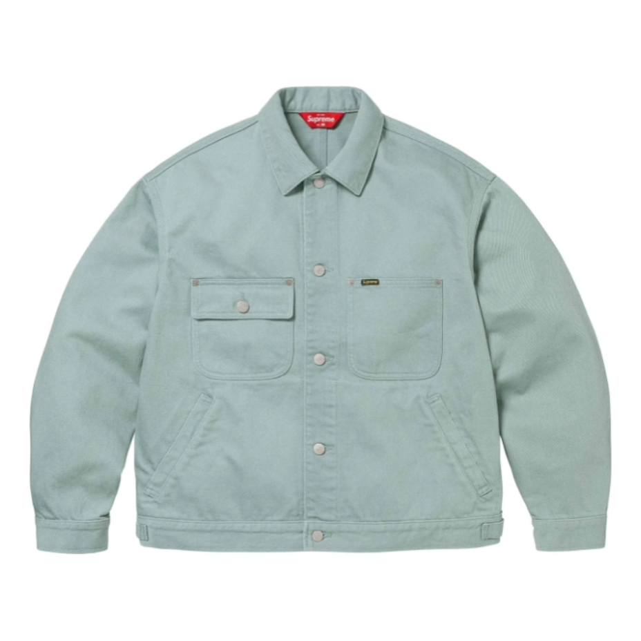 Jakna Supreme Chore Trucker Denim Jacket Zelena | SUP-SS24-232, 0