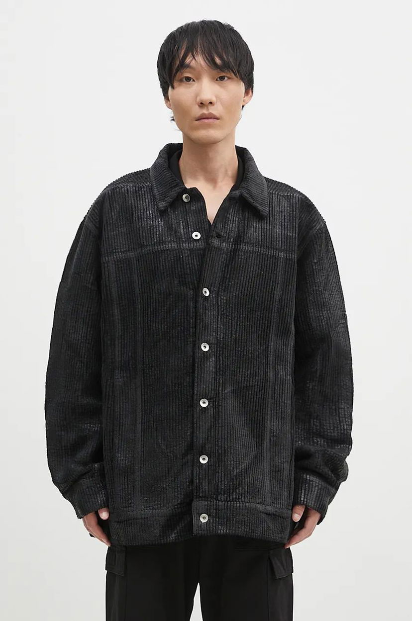 Jakna Rick Owens Oversized Jacket Crna | DU02D2761.HCF