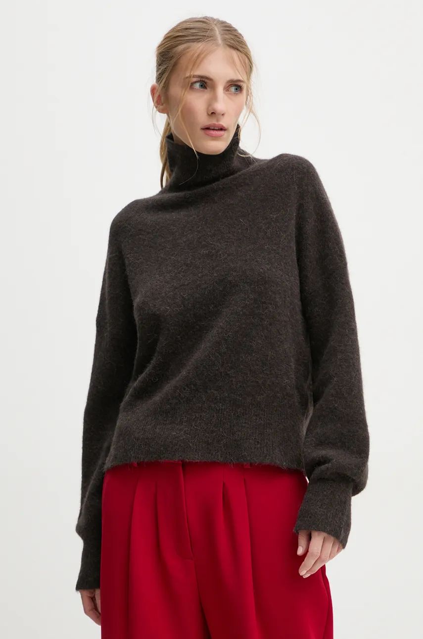 Džemper Samsoe Samsoe Sweater Turtleneck Smeđa | F18322002, 0