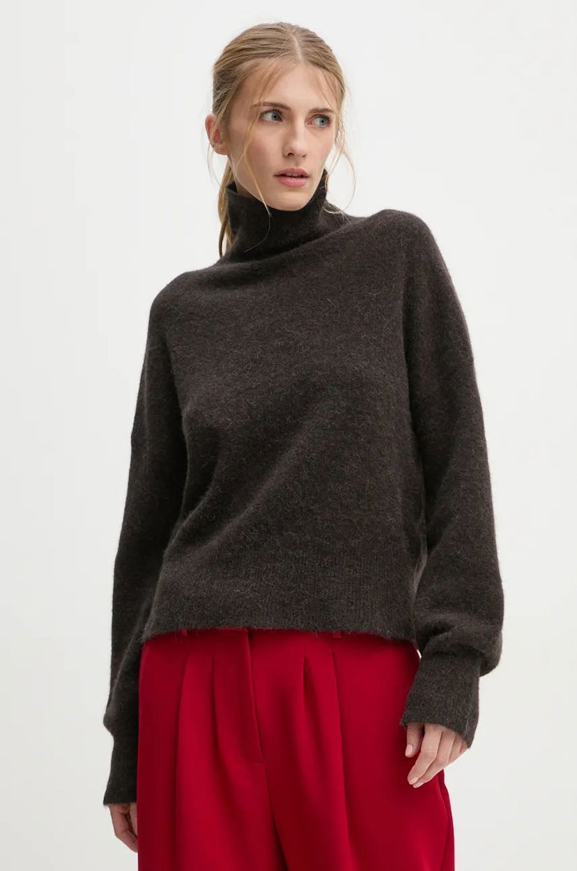 Džemper Samsoe Samsoe Sweater Turtleneck Smeđa | F18322002