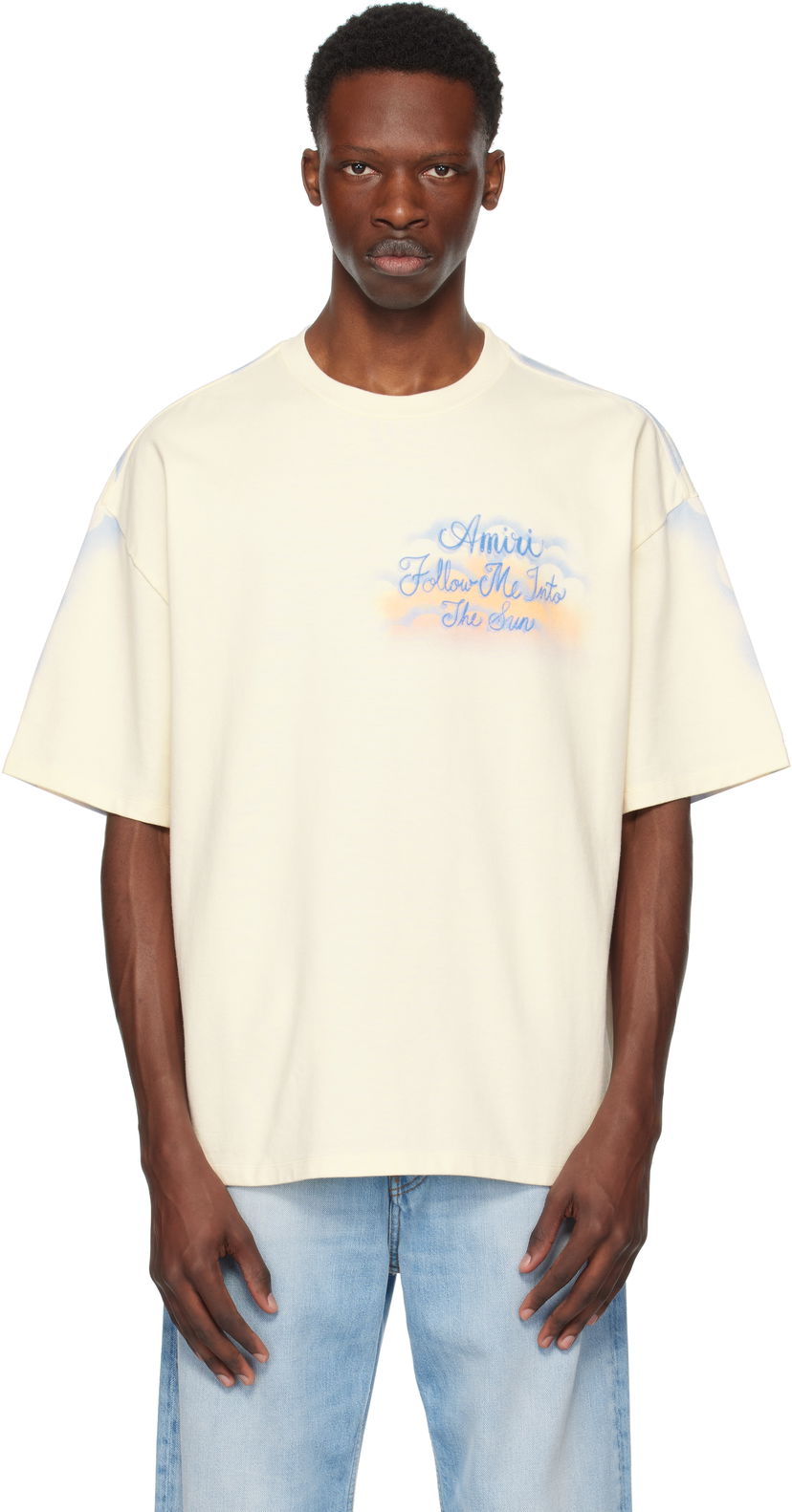 Majica kratkih rukava AMIRI AMIRI 'Follow Me Into The Sun' T-Shirt Žuta | AMJYTE1208