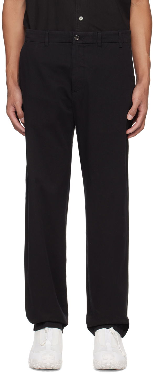 Hlače NORSE PROJECTS Norse Projects Aros Regular Trousers Crna | N25-0368