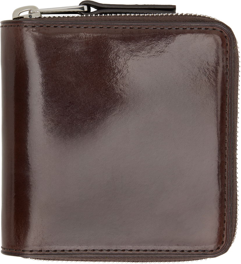 Novčanik LEMAIRE Lemaire Patina Zip Compact Bi-Fold Wallet Smeđa | SL0039 LL0132
