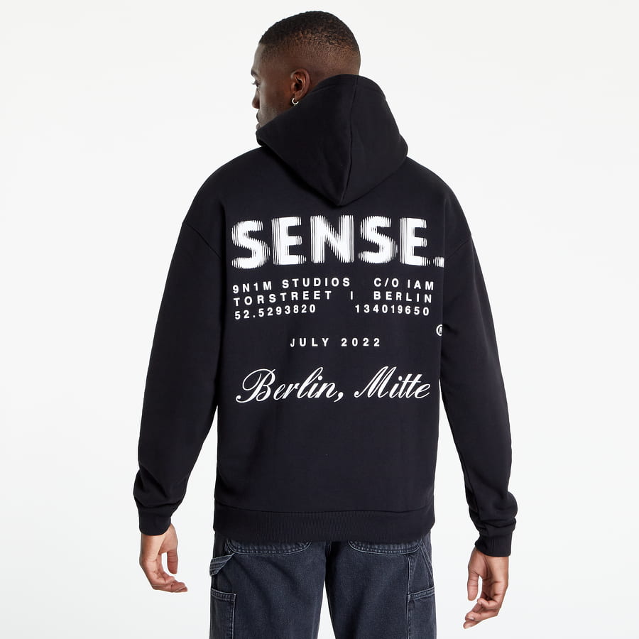 Dukserice 9N1M SENSE. Hoodie Berlin Crna | SM223-075-1, 0