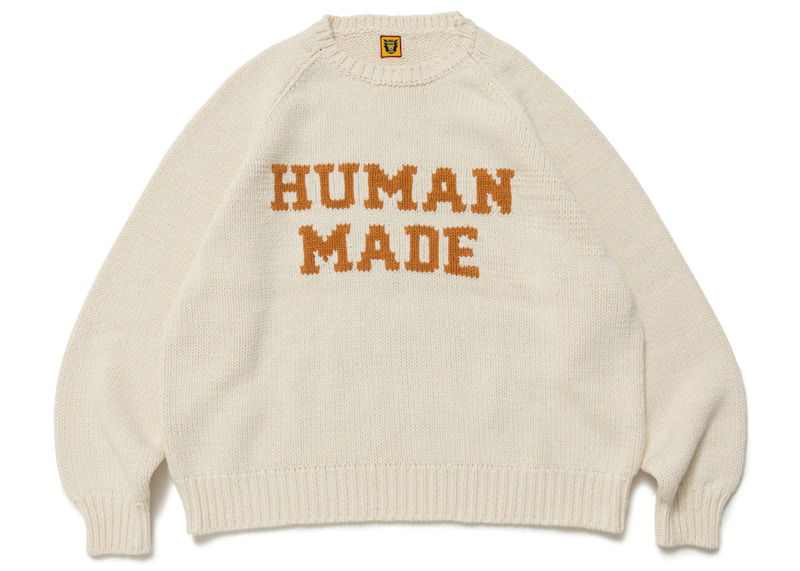 Džemper Human Made Knit Raglan Sweater Bijela | HM24CS034