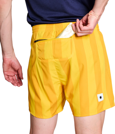 Kratke hlače Saysky Saysky Stripe Pace 5" Shorts Žuta | nmrsh21c-008, 1