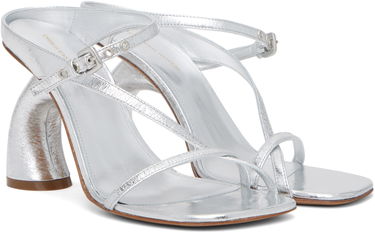 Dodaci Dries Van Noten Dries Van Noten Strappy Sculptural Heeled Sandals Metalik | WS251-1623-207, 3