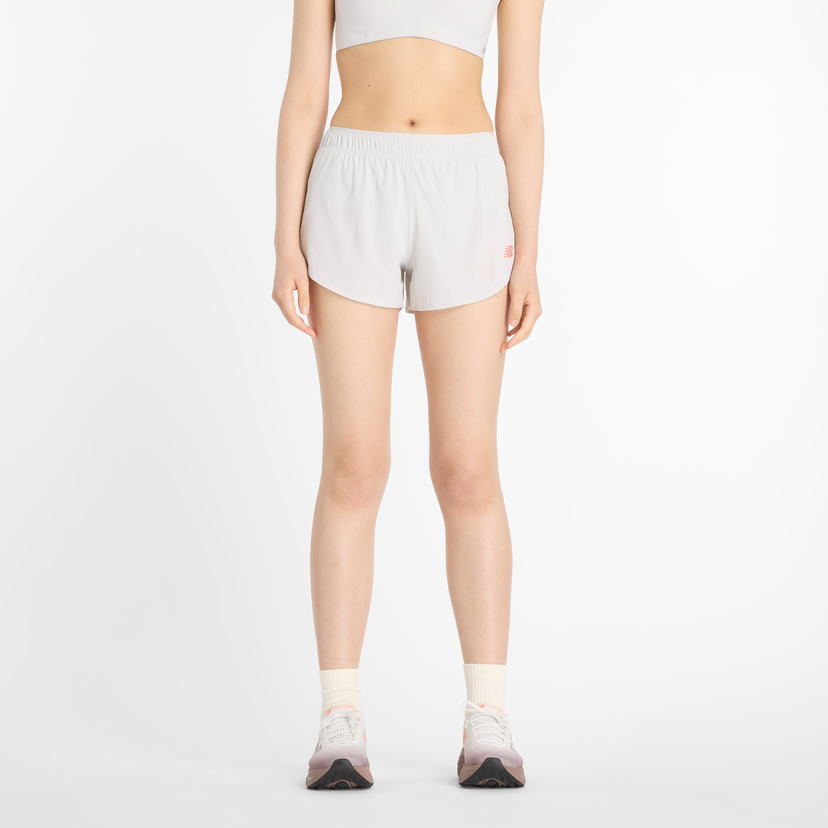 Kratke hlače New Balance Impact Run 3 Inch Short Bijela | NBWS51288GYM