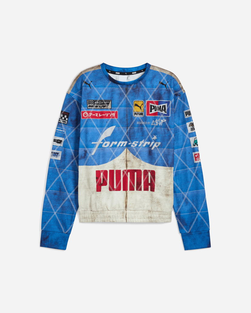 Dukserice Puma A$AP Rocky Quilted Sweatshirt Plava | 631125-01