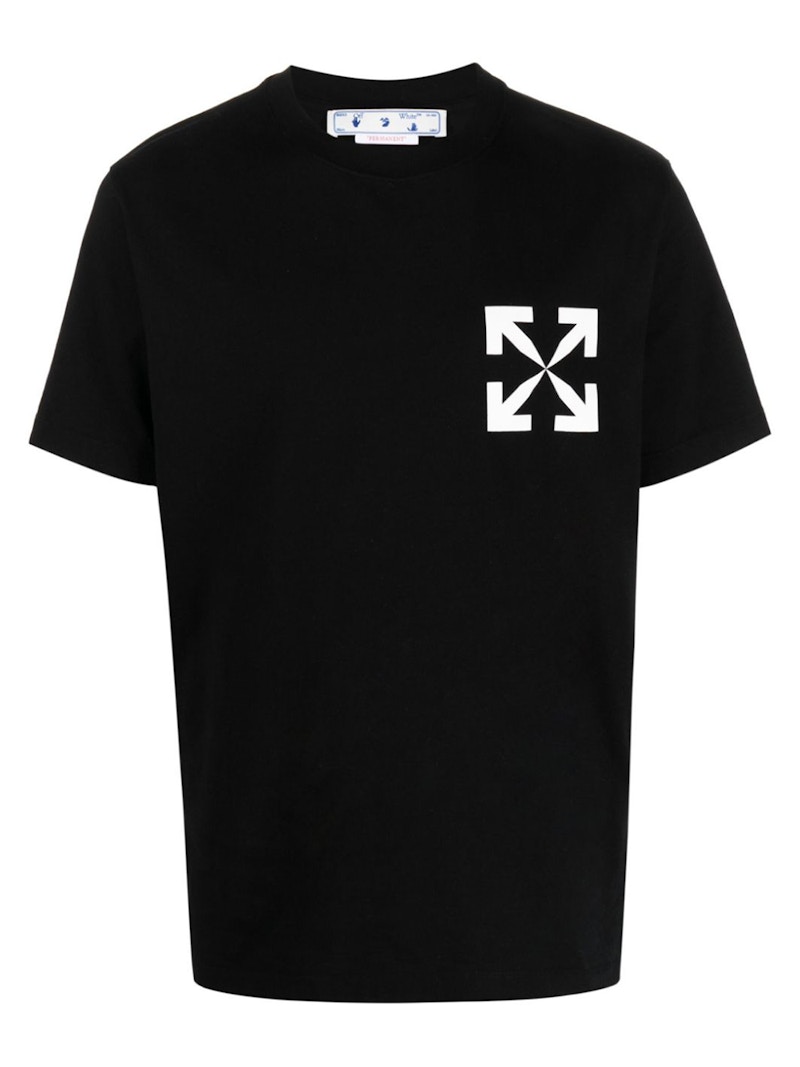 Majica kratkih rukava Off-White Arrows Print T-Shirt Black/White Crna | OMAA027C99JER0021001/OMAA027C99JER0121001