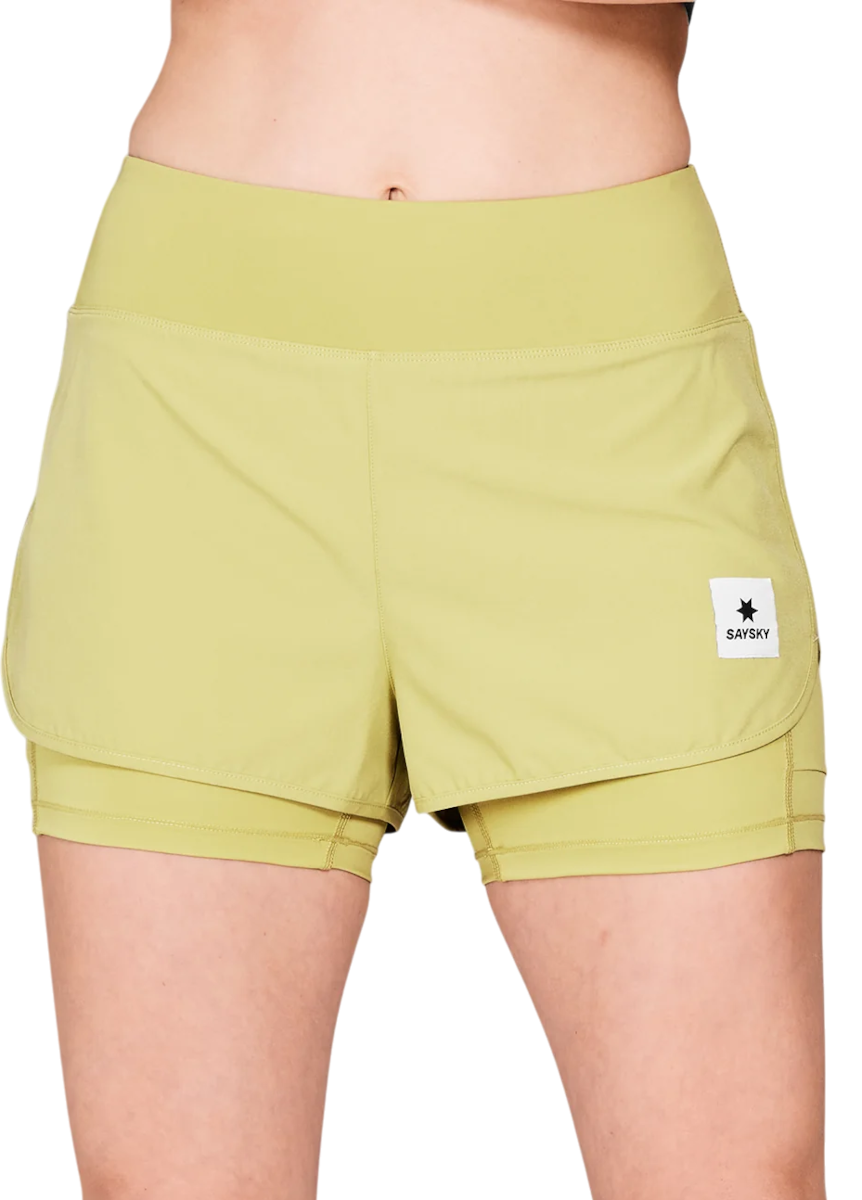 Kratke hlače Saysky Saysky 2 in 1 Pace 3" Shorts Zelena | nwrsh23c312, 0