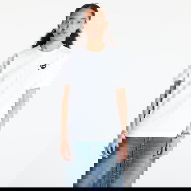 Majica kratkih rukava Comme des Garçons Comme des Garçons PLAY Emblem Rhinestone T-Shirt Bijela | AX-T801 WHITExBLACK, 1