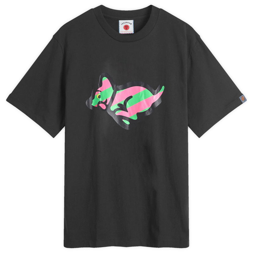 Majica kratkih rukava BBC IceCream Running Puppy Graphic Tee Crna | IC24459-BLK