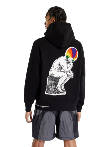 Dukserice Pleasures Discourse Hoodie Crna | P23SP023 BLACK