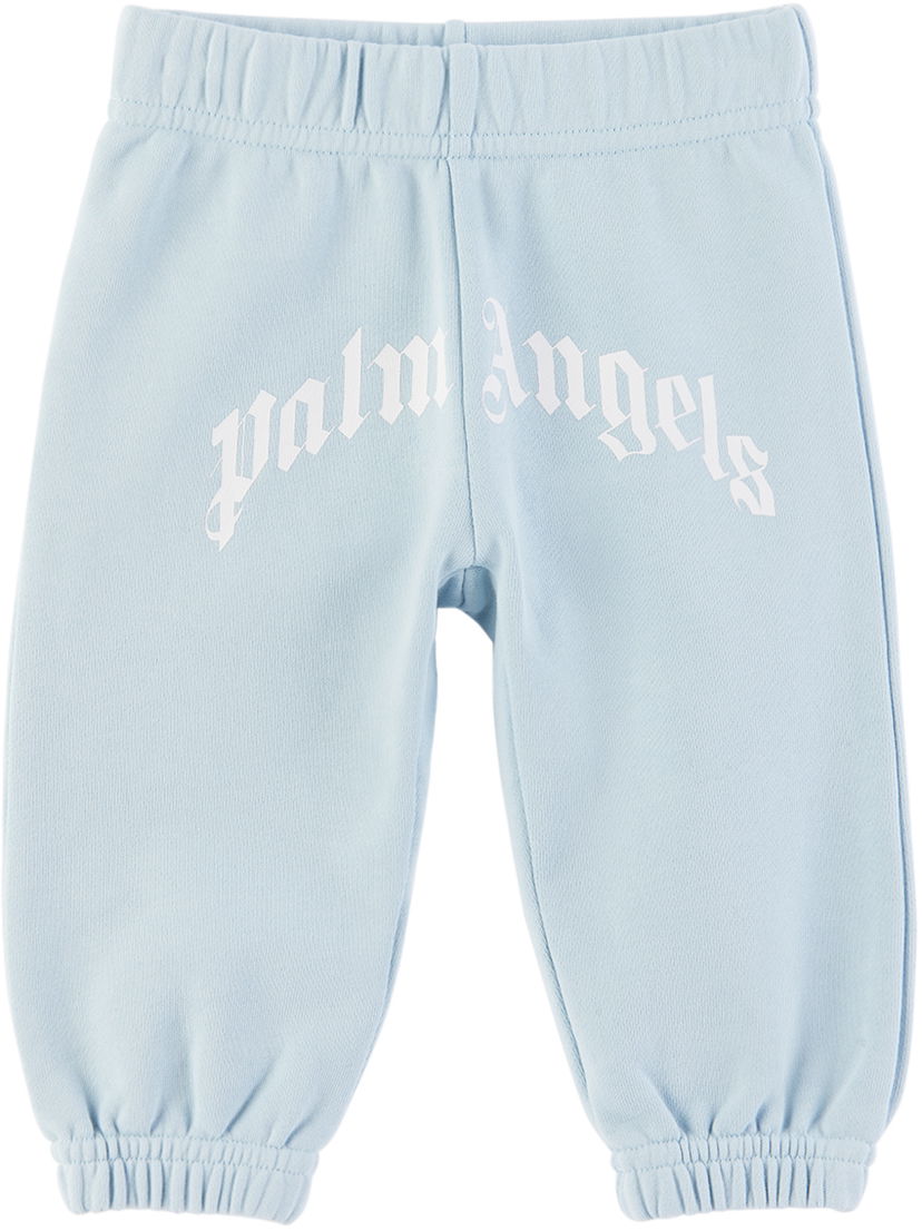 Trenirka Palm Angels Palm Angels Printed Lounge Pants Plava | PGXD002S24FLE0013801