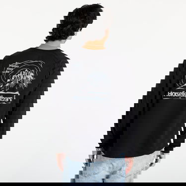 Majica kratkih rukava Horsefeathers Long Sleeve T-Shirt Shank Crna | SM1395C, 4