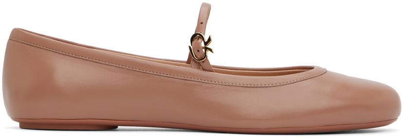 Tenisice i cipele Gianvito Rossi Carla Ballerina Flats Bež | G22223.05GOM.NAP