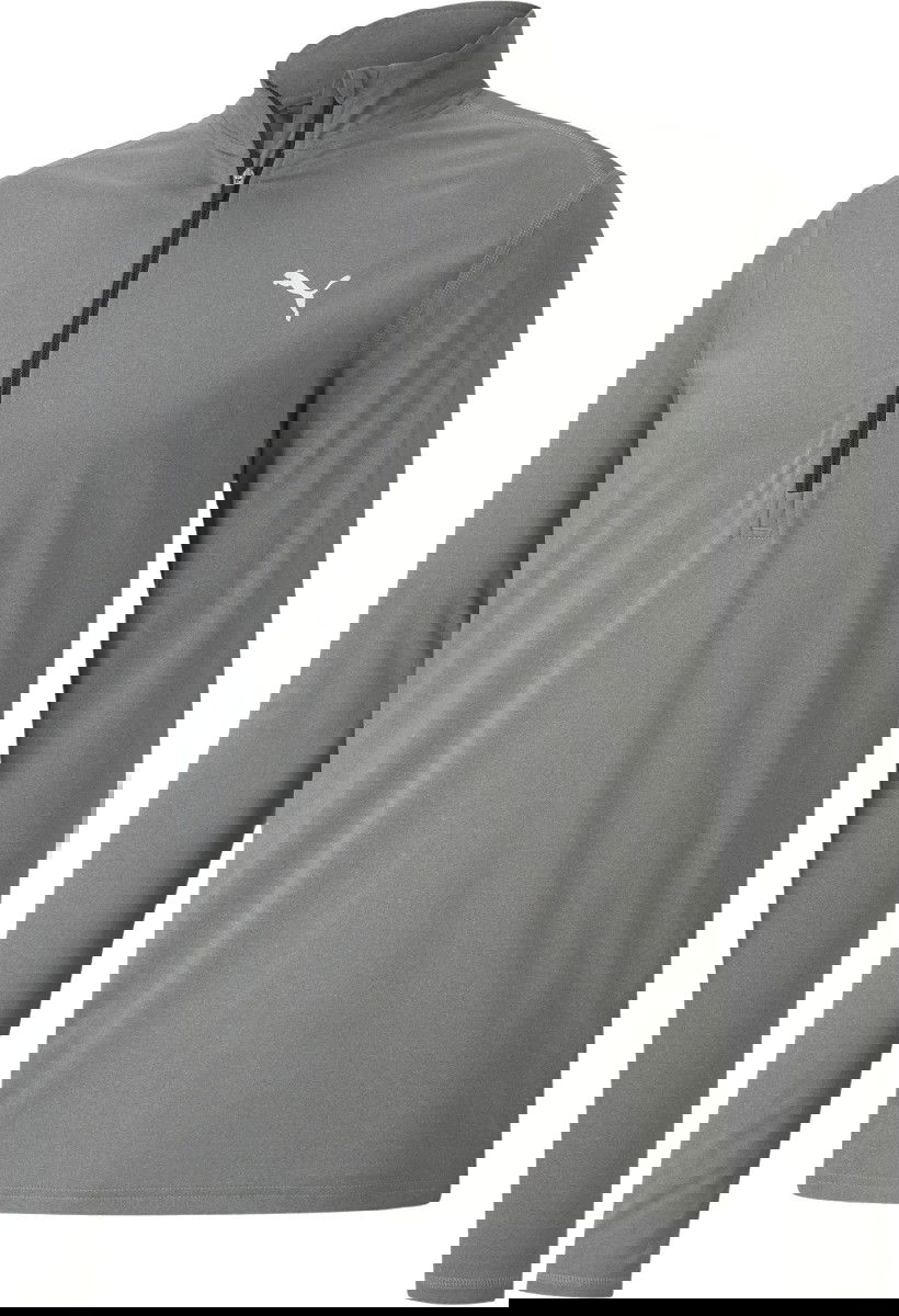 Dukserice Puma Cross the Line Quarter-Zip Running Top Siva | 519592-001