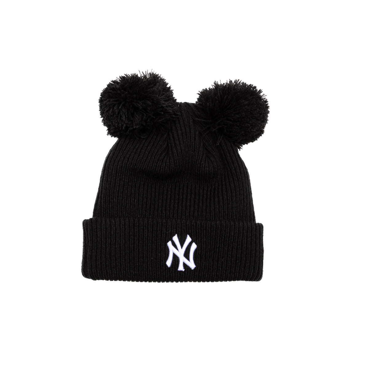 Kapica New Era MLB Double Pom Beanie NY Yankees One Size (56-59 cm) Crna | 60691354, 0