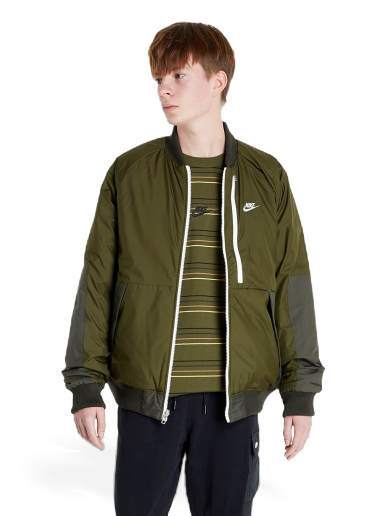 Bomber jakna Nike Sportswear Therma-FIT Legacy M Reversible Bomber Zelena | DD6849-326