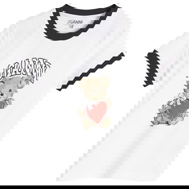 Majica kratkih rukava GANNI Bear Baby T-Shirt Bright White Bijela | T4061-151, 0