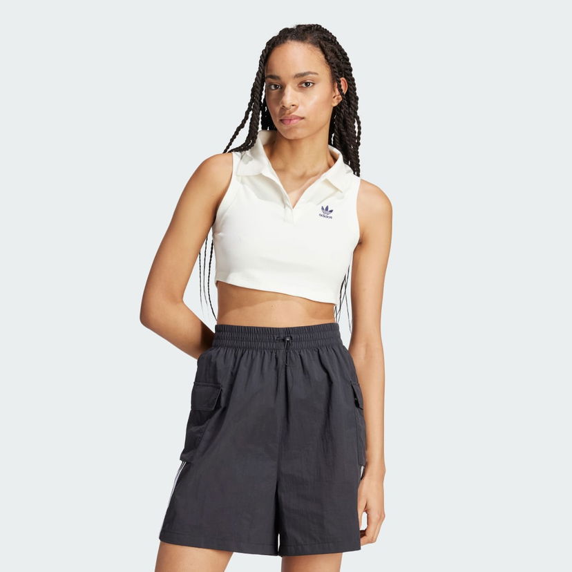 Crop top adidas Originals Top Premium Originals Rib Bijela | IT9858