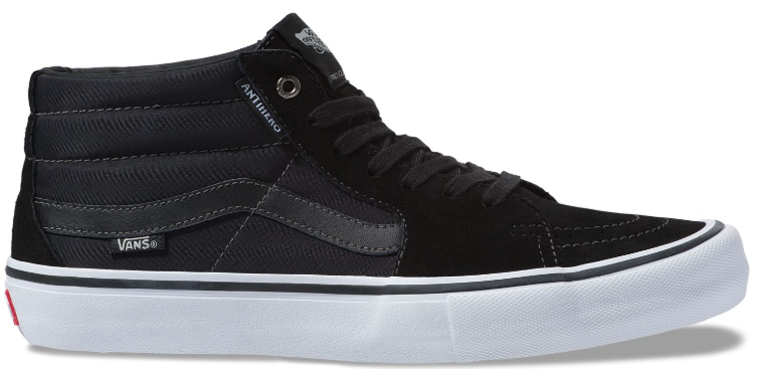 Tenisice i cipele Vans Sk8-Mid Antihero Jeff Grosso Crna | VN0A347UVGD, 0
