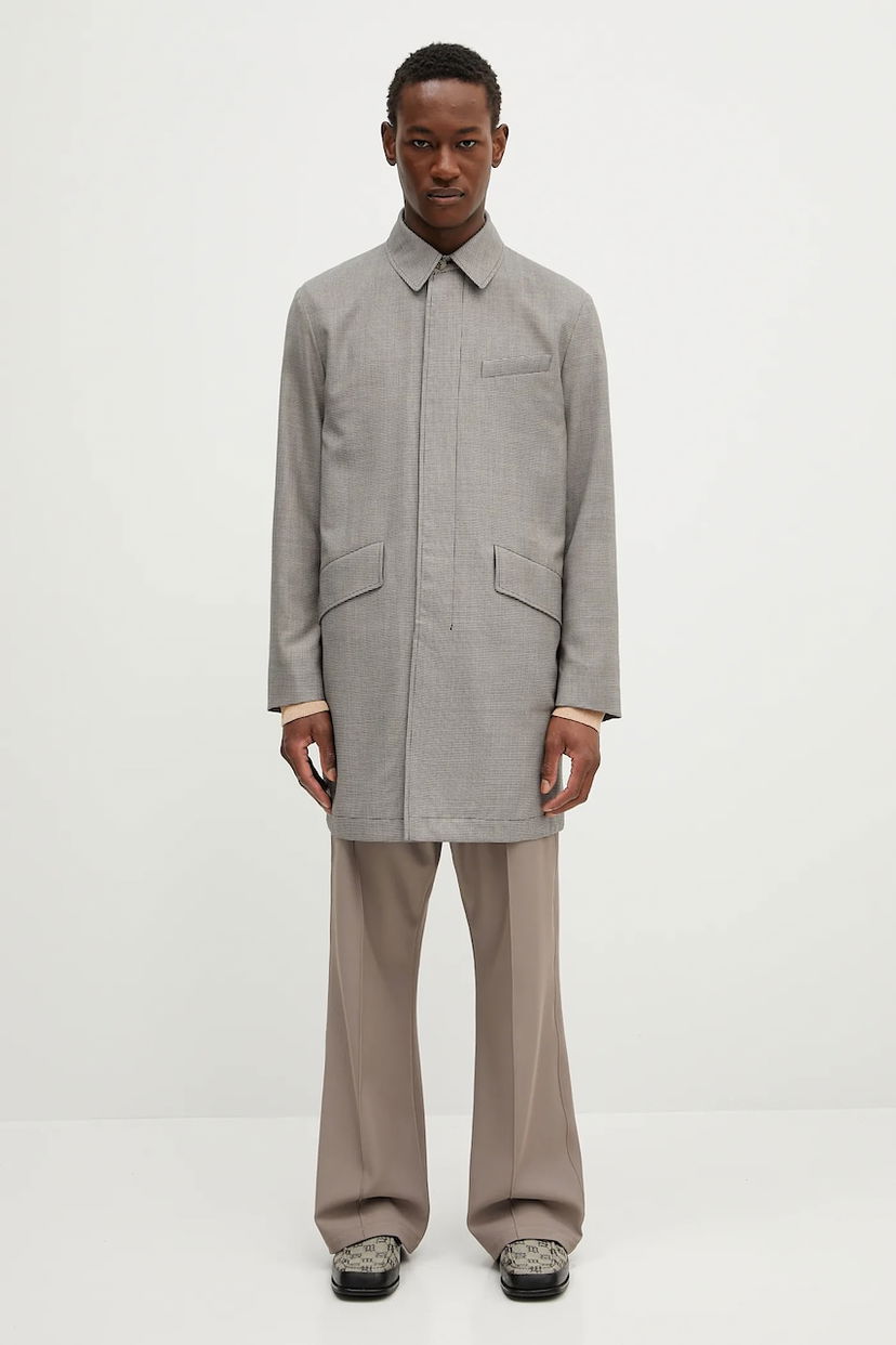 Kabanica Paul Smith Paul Smith Wool Coat Siva | M1R.443Z.P02631